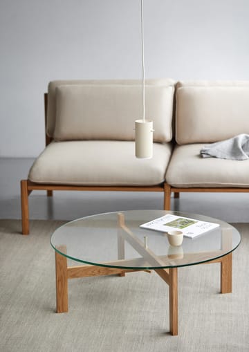 Moebe Round sofabord Ø88 cm - Ek - MOEBE