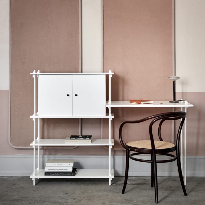 Moebe Shelving System Cabinet skap 85 cm - White - MOEBE