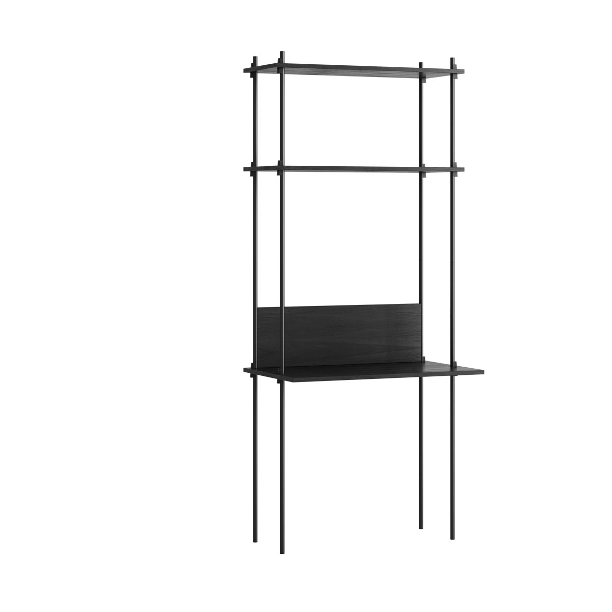 MOEBE Moebe shelving system s.200.1.D Sort