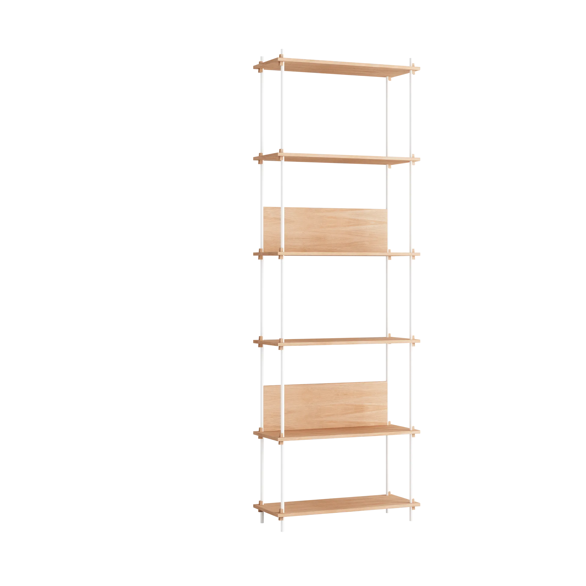 Moebe shelving system s.255.1.A, Eik-hvit MOEBE