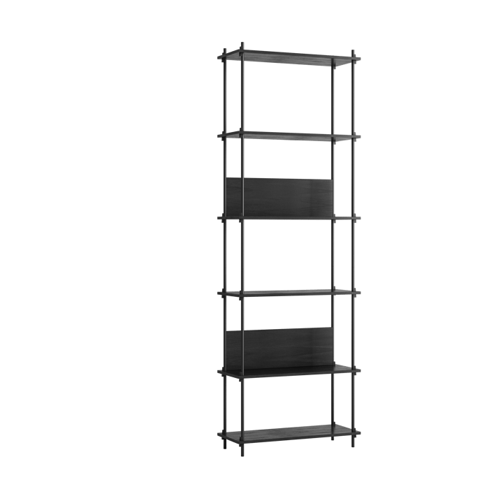 Moebe shelving system s.255.1.A - Sort - MOEBE