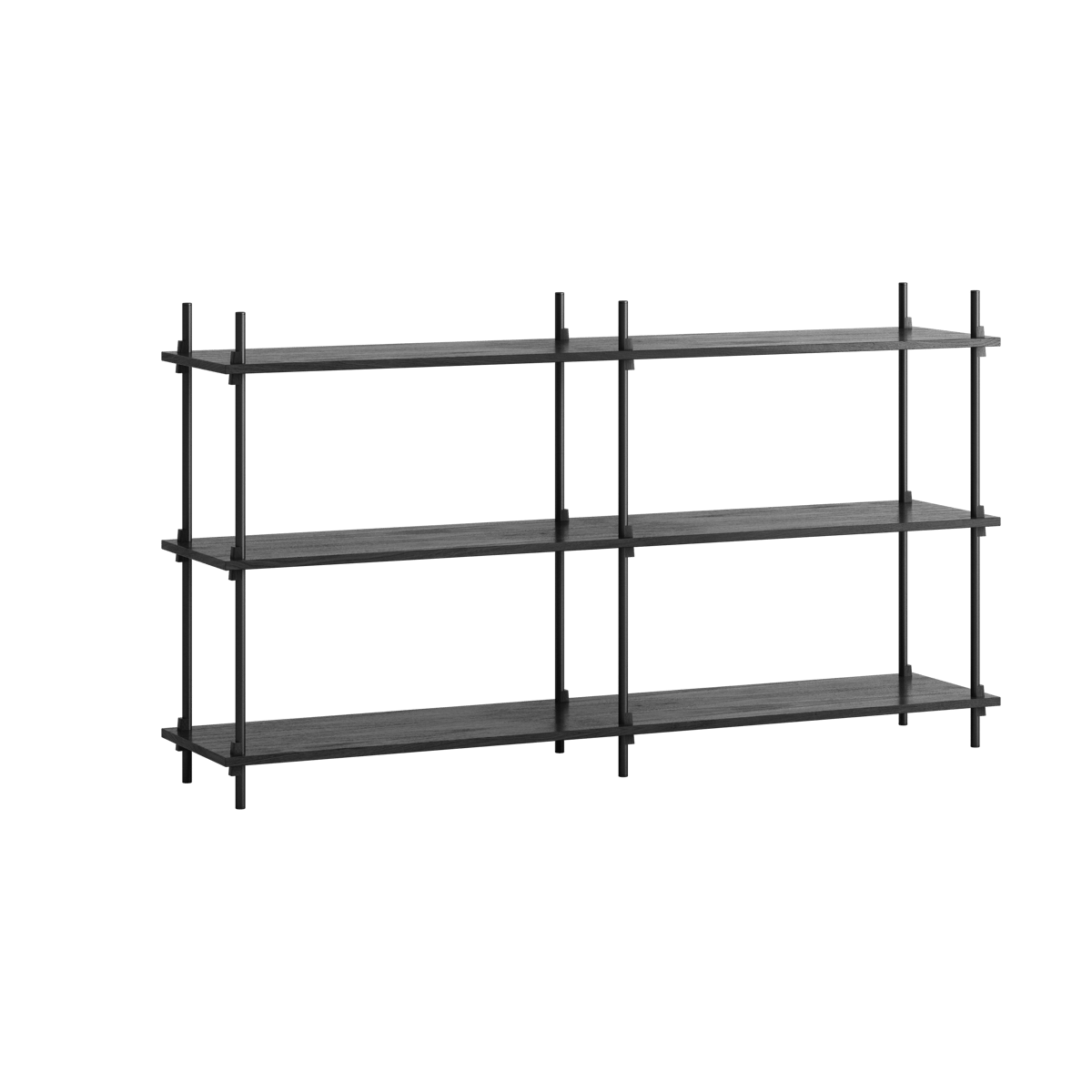 MOEBE Moebe shelving system s.85.2.B Sort