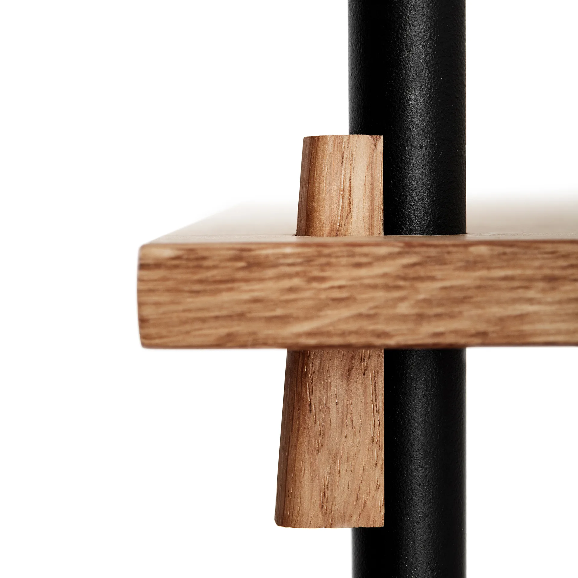 Moebe shelving system tall double, Oak MOEBE