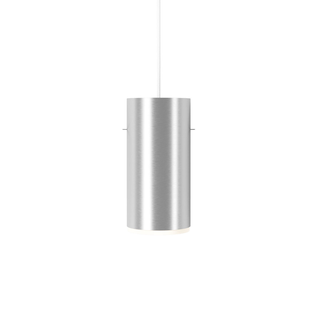 Bilde av MOEBE Moebe Tube takpendel large Ø 14 cm Børstet aluminium