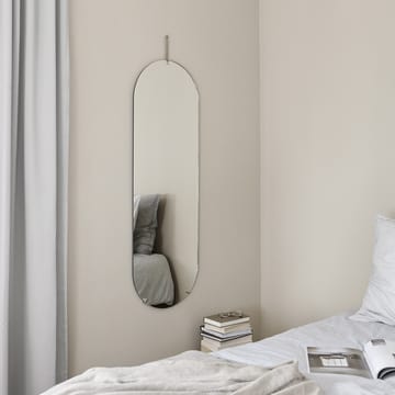 Moebe veggspeil 133 cm - Stainless steel - MOEBE