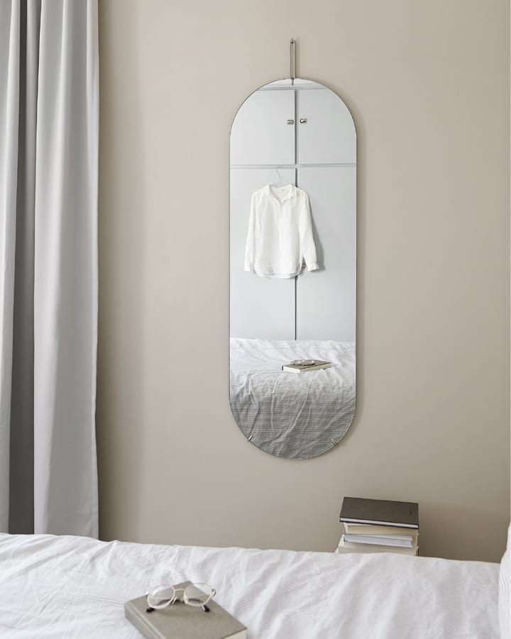 Moebe veggspeil 133 cm, Stainless steel MOEBE