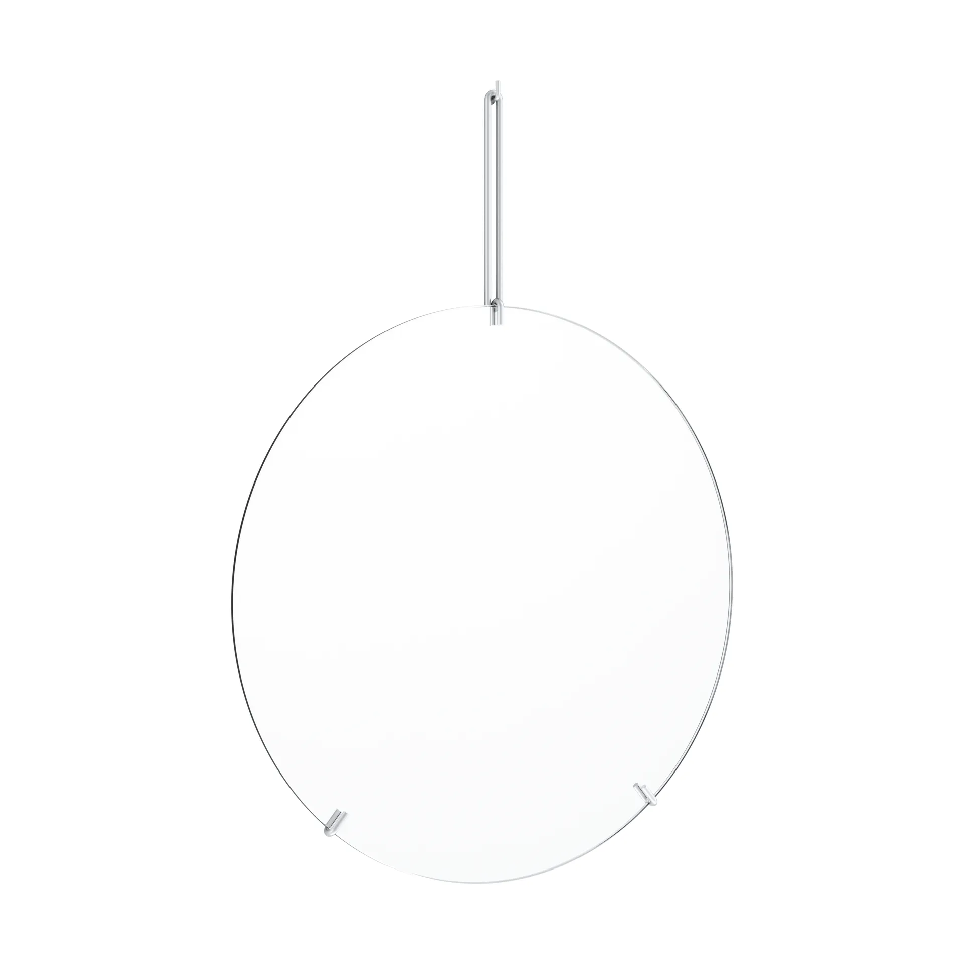 Moebe veggspeil Ø50 cm, Stainless steel MOEBE