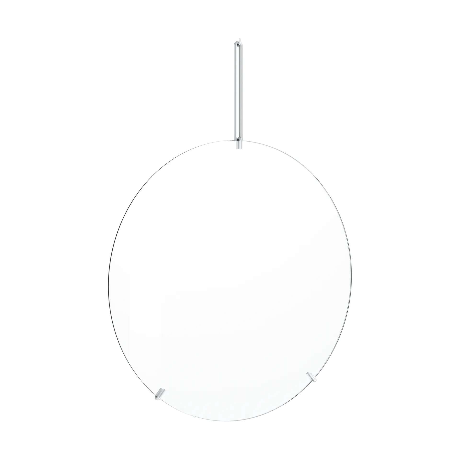 Moebe veggspeil Ø70 cm, Stainless steel MOEBE