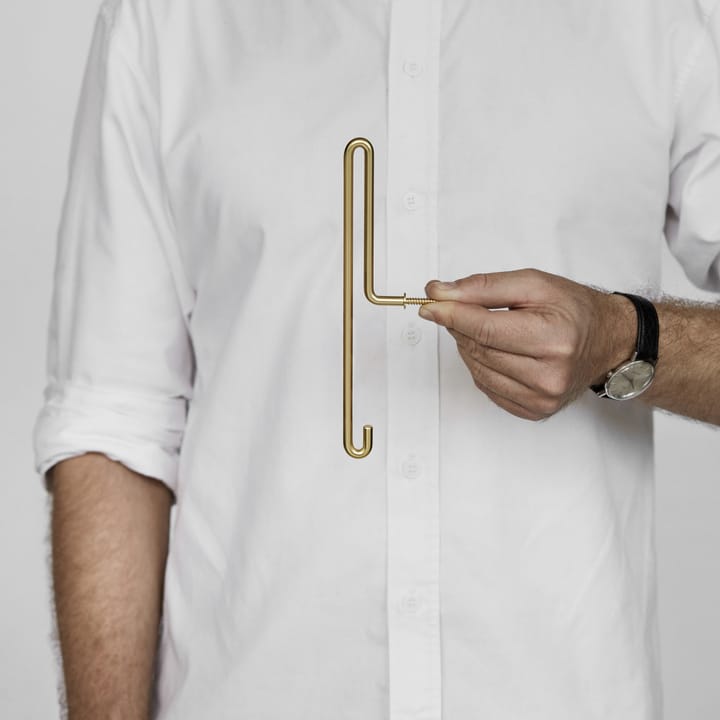 Moebe Wall hook large, Matt gull MOEBE