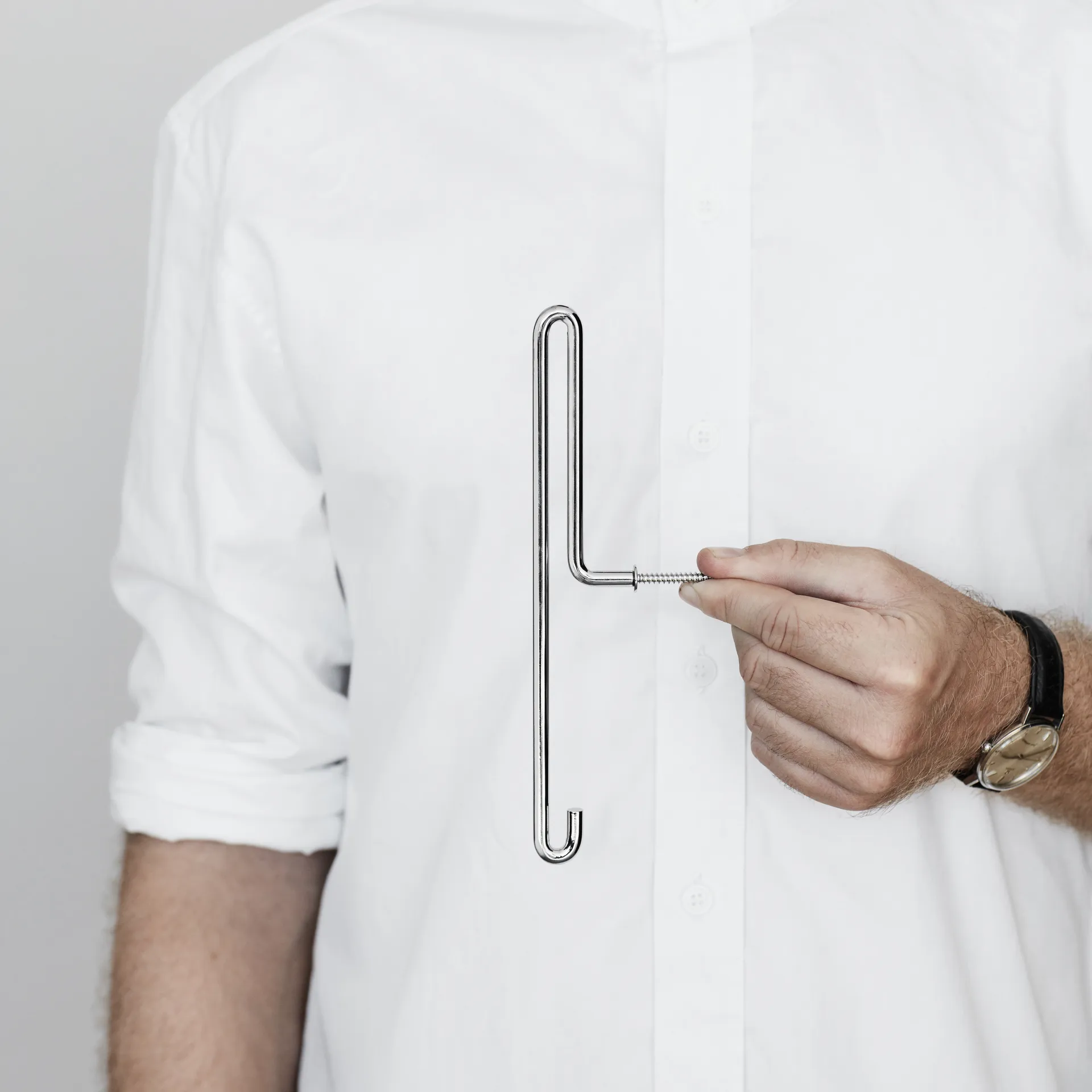 Moebe Wall hook large, Rustfritt stål MOEBE