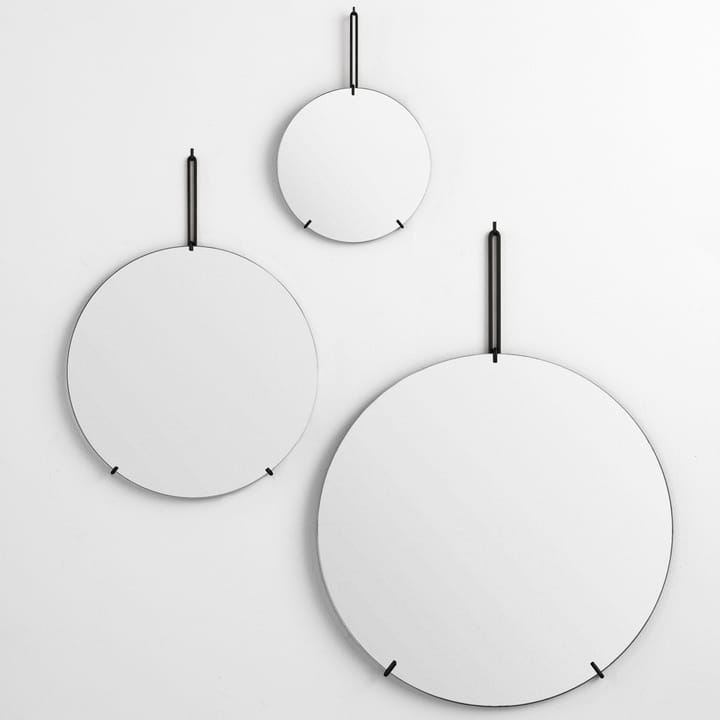 Moebe Wall mirror Ø 30 cm, Svart MOEBE
