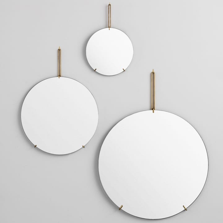 Moebe wall mirror Ø 70 cm - Messing - MOEBE