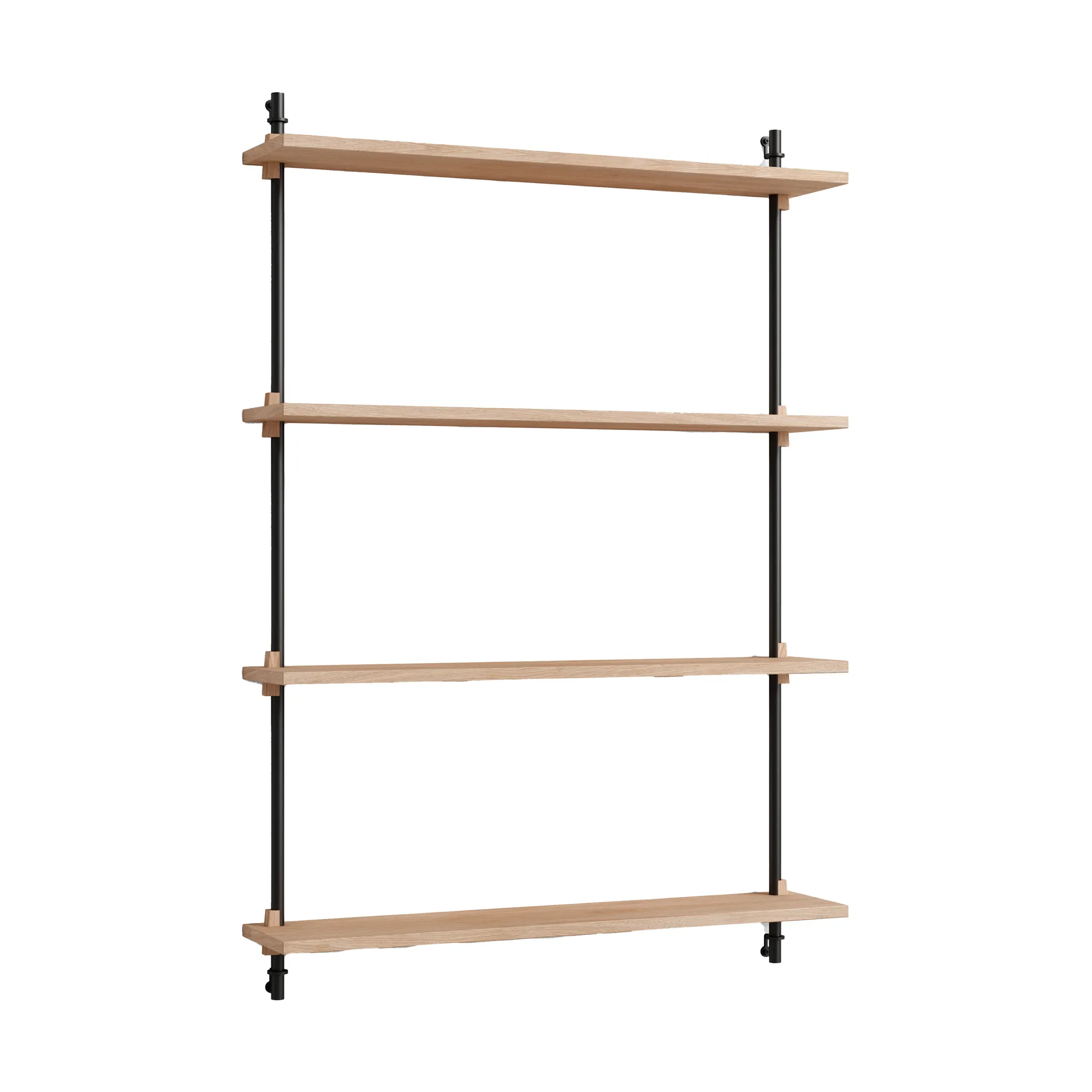 Moebe wall shelving ws.115.1, Eik-svart MOEBE