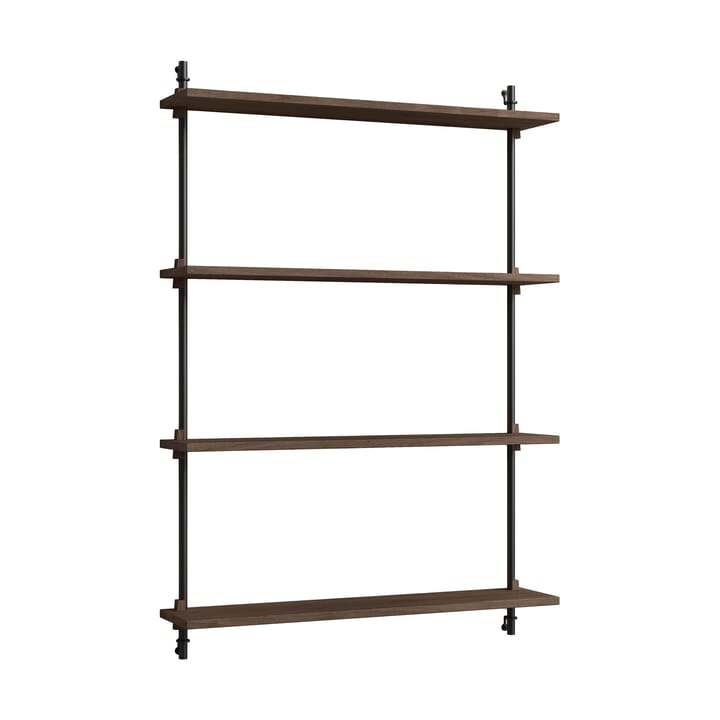 Moebe wall shelving ws.115.1 - Røkt eik-svart - MOEBE