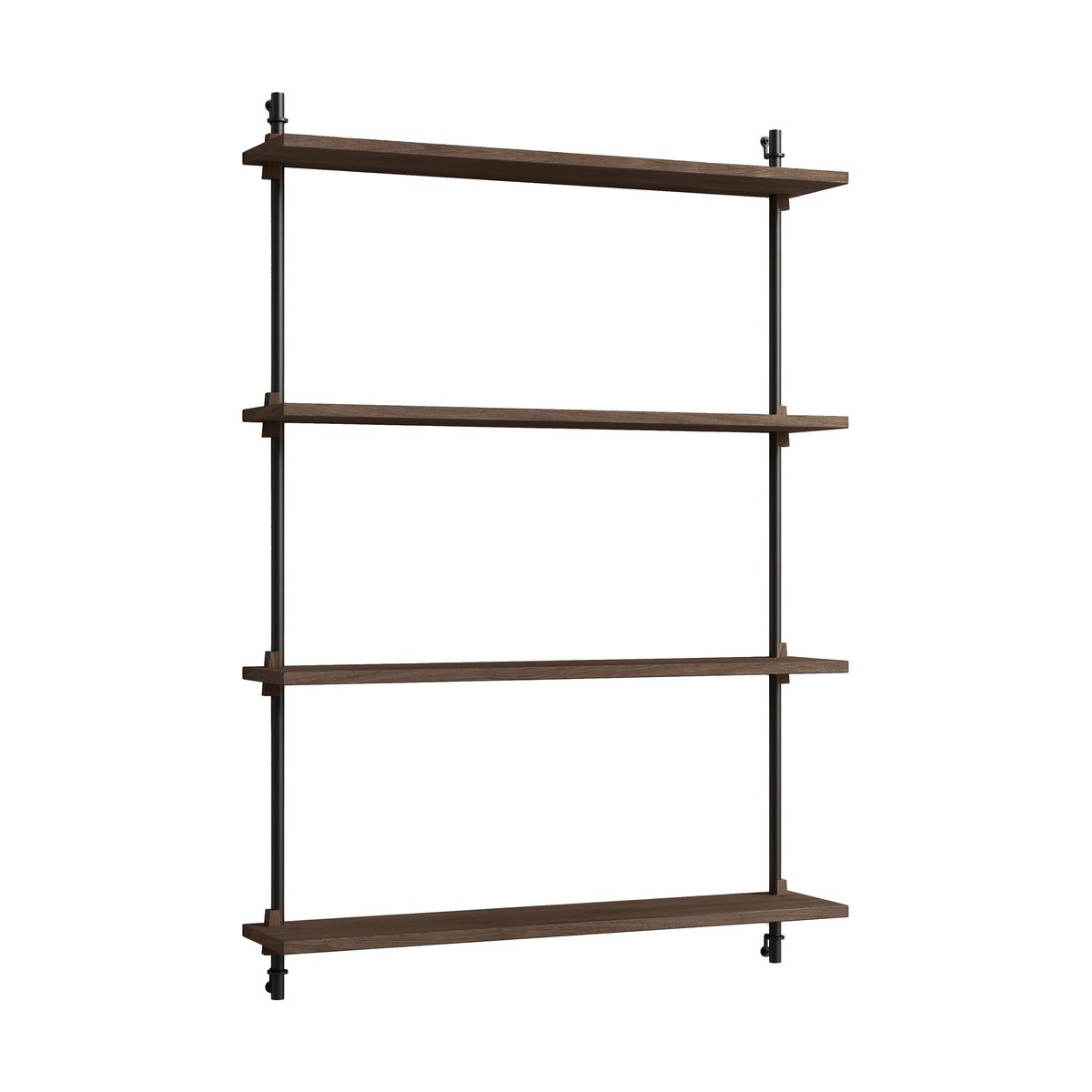MOEBE Moebe wall shelving ws.115.1 Røkt eik-svart