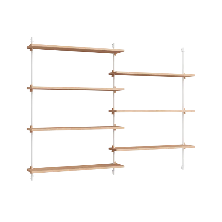 Moebe wall shelving ws.115.2 - Eik-hvit - MOEBE