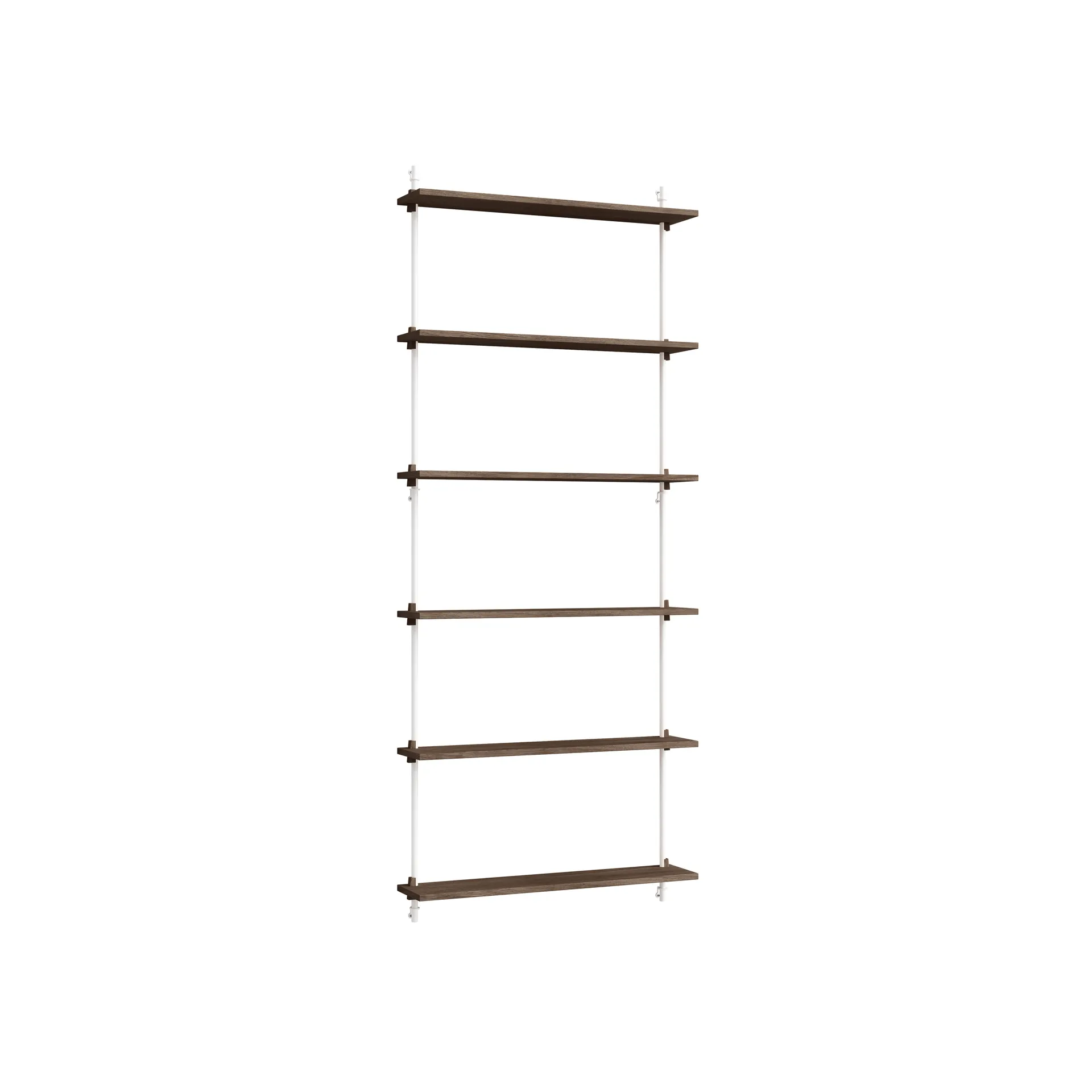 Moebe wall shelving ws.200.1, Røkt eik-hvit MOEBE
