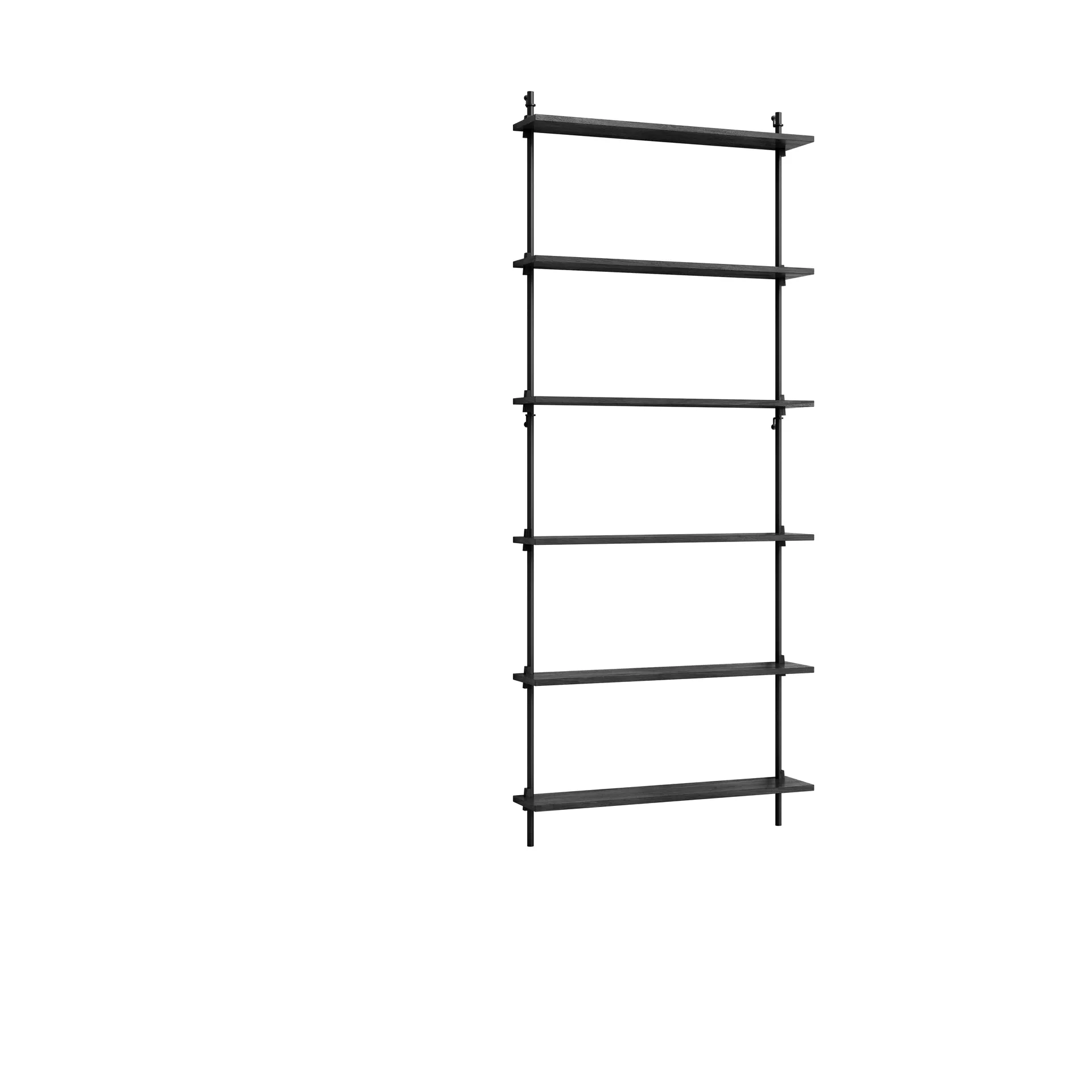 Moebe wall shelving ws.200.1, Sort MOEBE