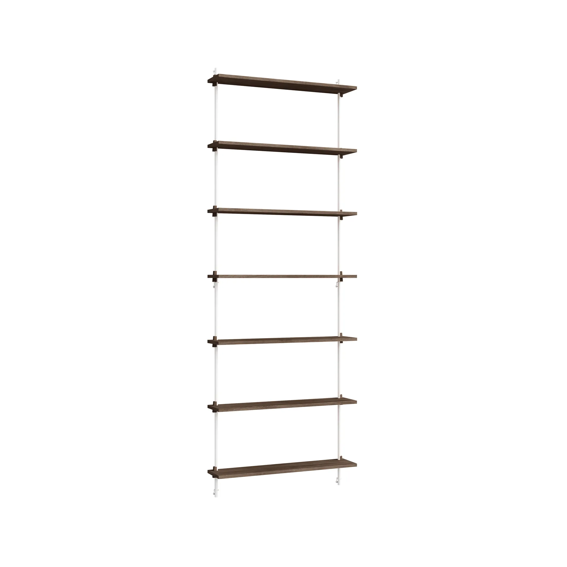Moebe wall shelving ws.230.1, Røkt eik-hvit MOEBE
