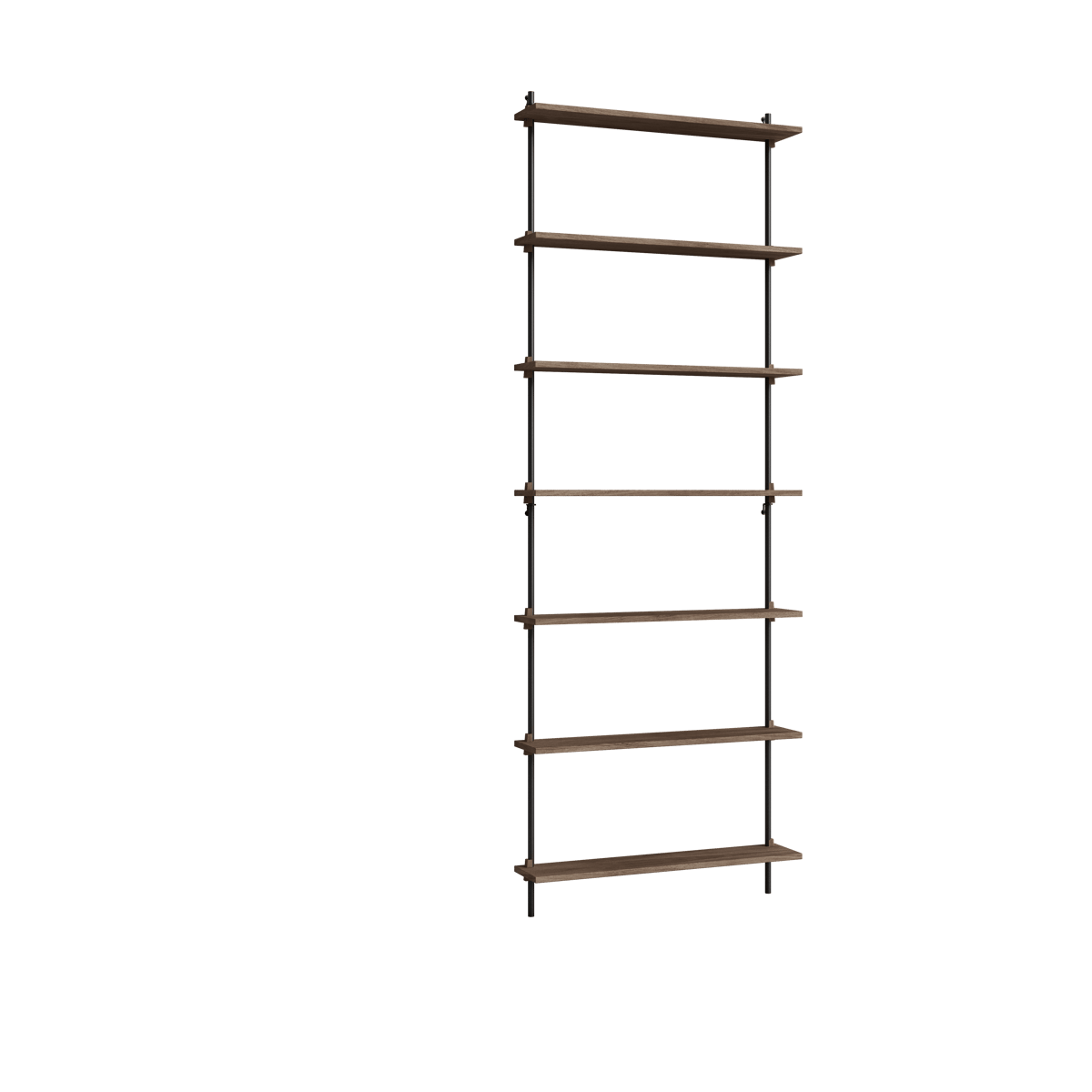 MOEBE Moebe wall shelving ws.230.1 Røkt eik-svart