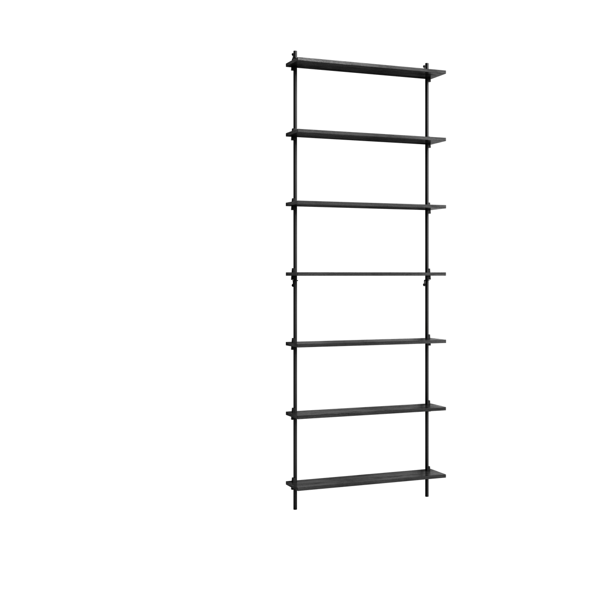 Moebe wall shelving ws.230.1 Sort | Skandinavisk Design | Hyller & Hyllesystem | Svart