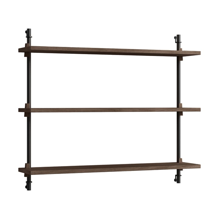 Moebe wall shelving ws.65.1 - Røkt eik-svart - MOEBE