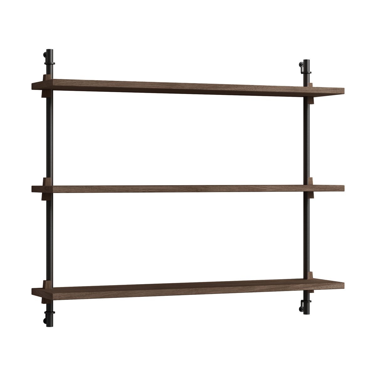 MOEBE Moebe wall shelving ws.65.1 Røkt eik-svart