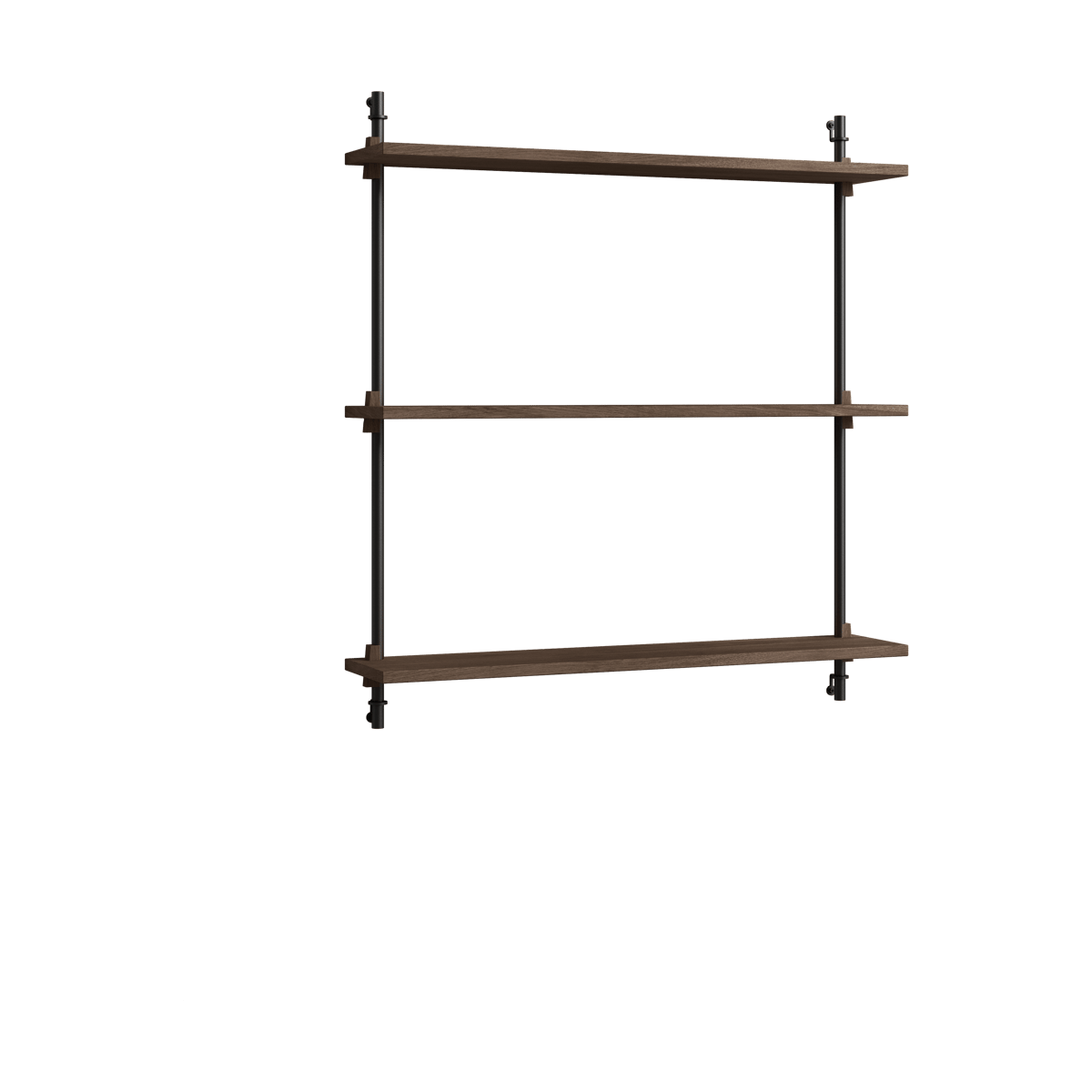 MOEBE Moebe wall shelving ws.85.1 Røkt eik-svart