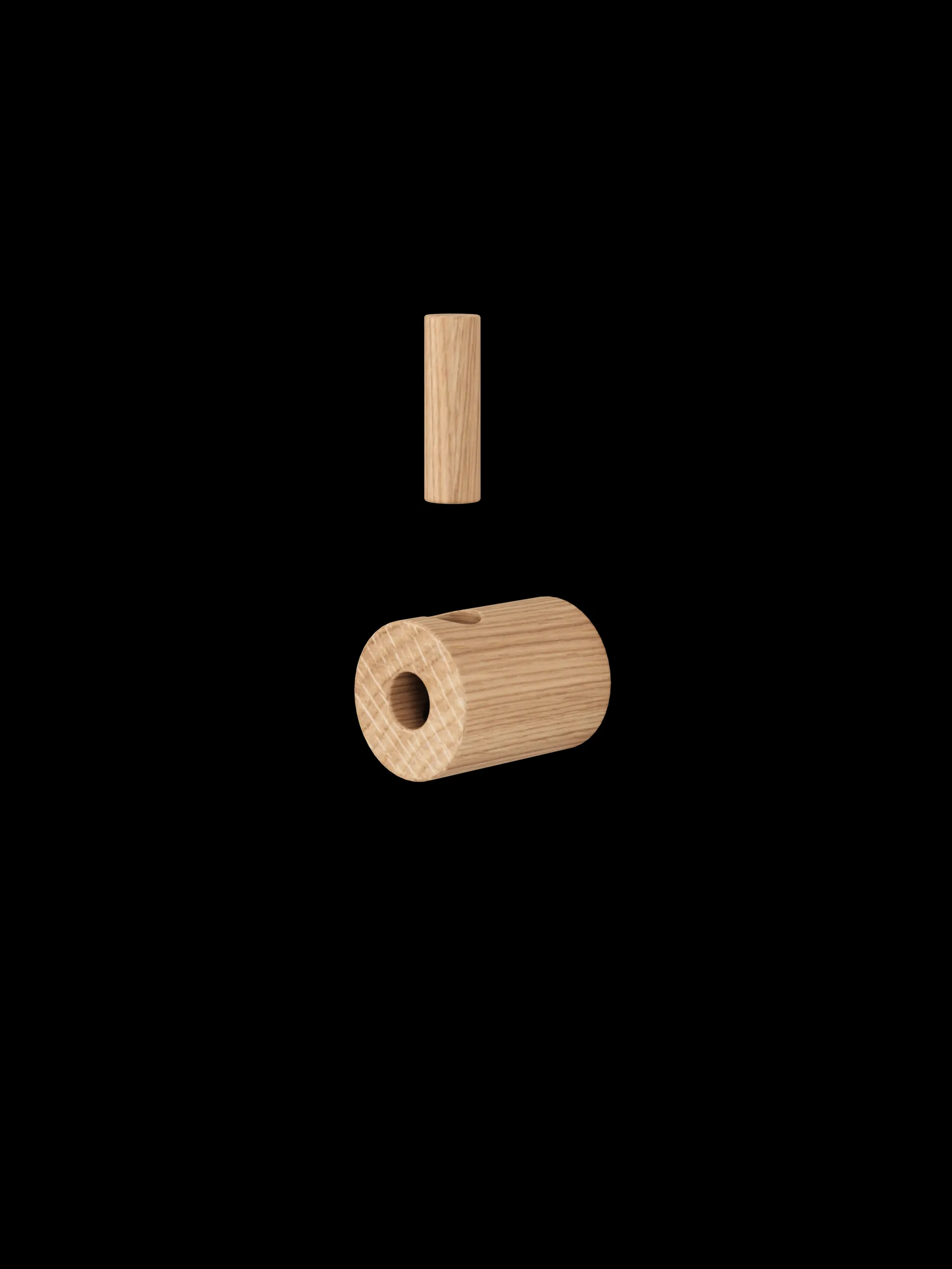 Moebe wooden wall hook krok, Eik MOEBE