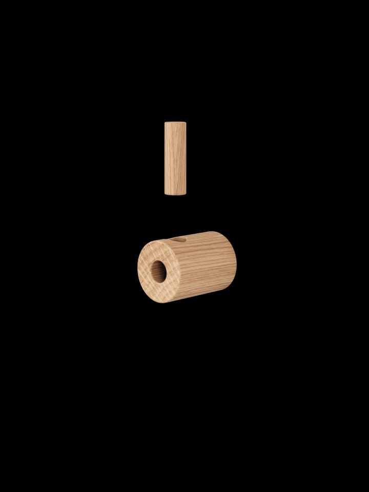 Moebe wooden wall hook krok - Eik - MOEBE