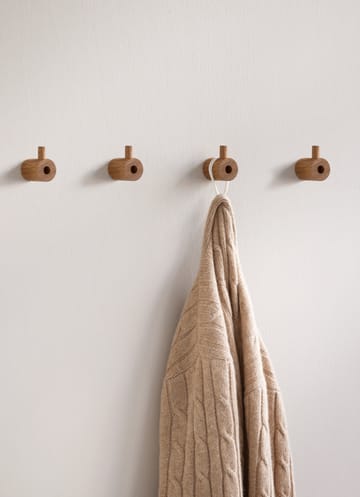 Moebe wooden wall hook krok - Eik - MOEBE