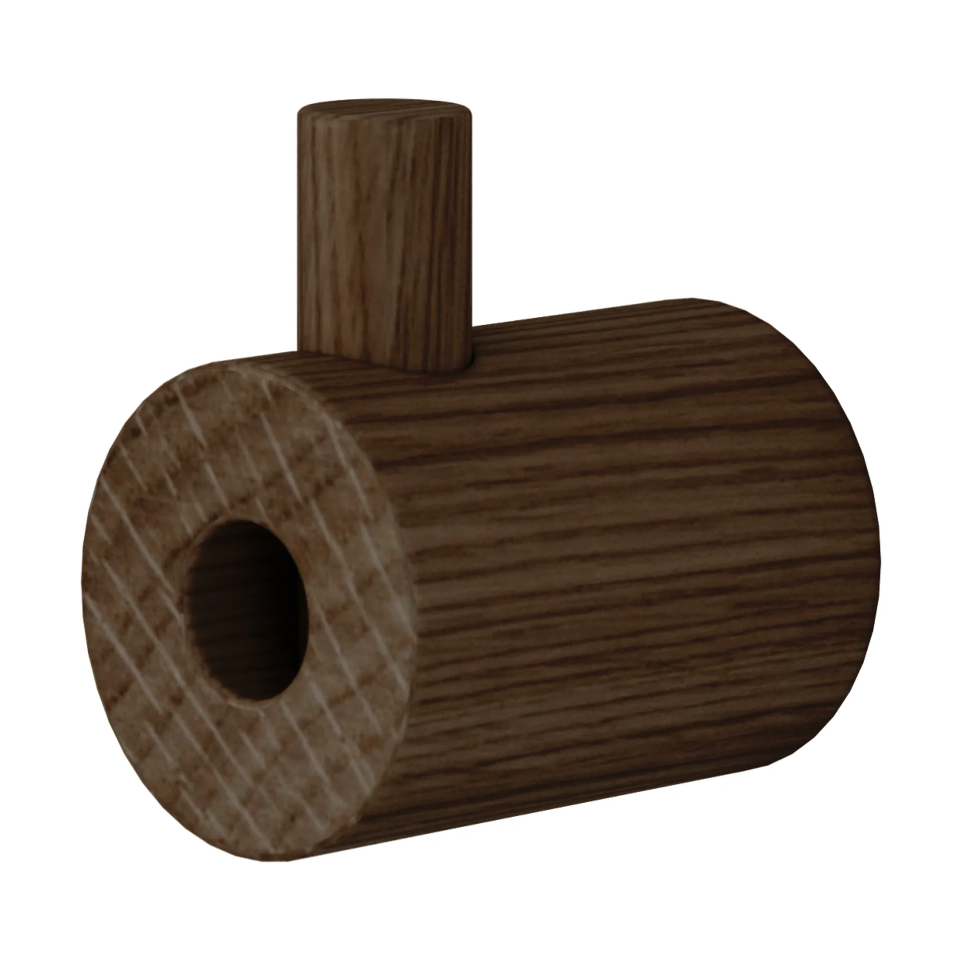 Moebe wooden wall hook krok, Røkt eik MOEBE