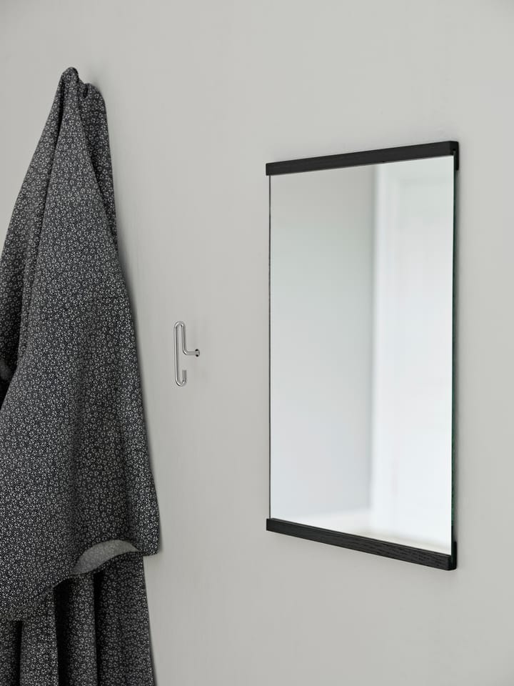 Rektangulært veggspeil 30 x 40 cm, Black MOEBE