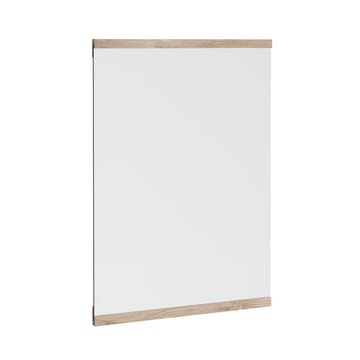 Rektangulært veggspeil 30 x 40 cm - Oak - MOEBE