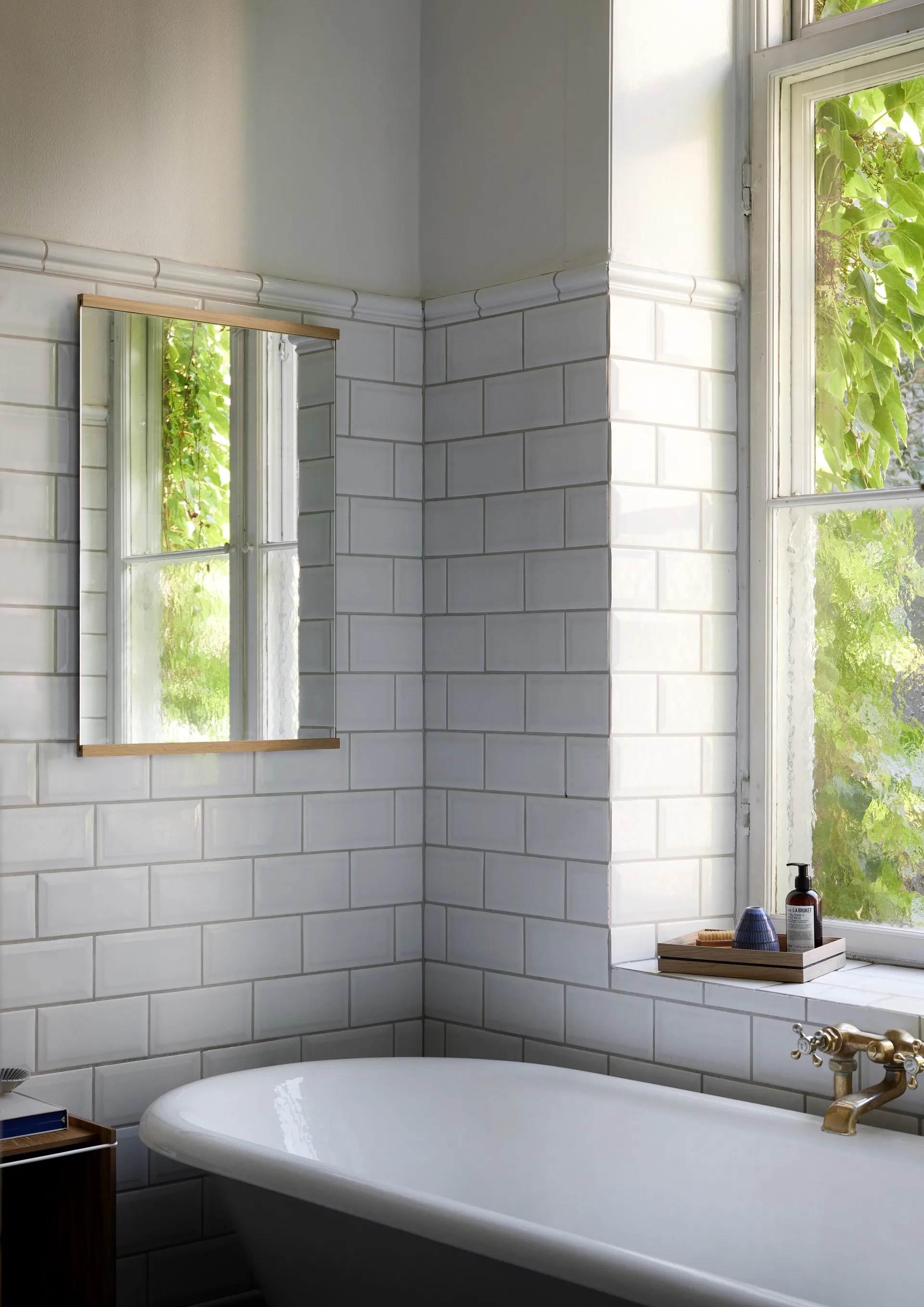 Rektangulært veggspeil 50 x 70 , Oak MOEBE