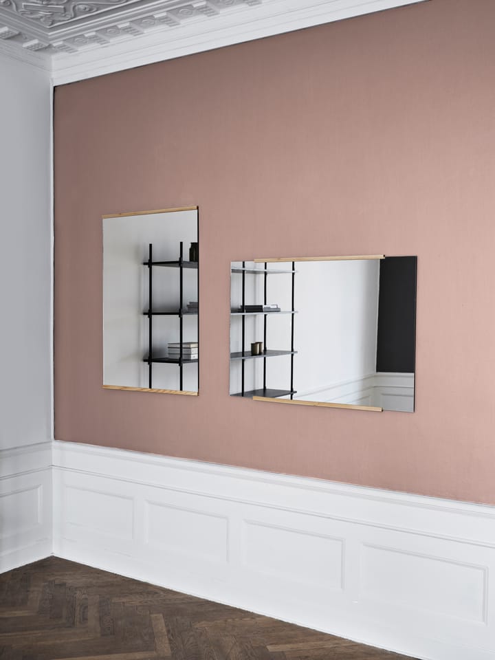 Rektangulært veggspeil 70 x 100 , Oak MOEBE