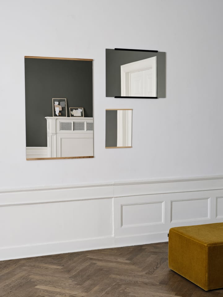 Rektangulært veggspeil 70 x 100 , Oak MOEBE