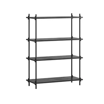 Shelving System classic hylle - Black, 86x115x35 cm, S.115.1.A - MOEBE