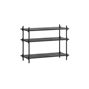 Shelving System classic hylle - Black, 86x65x35 cm, S.65.1.A - MOEBE