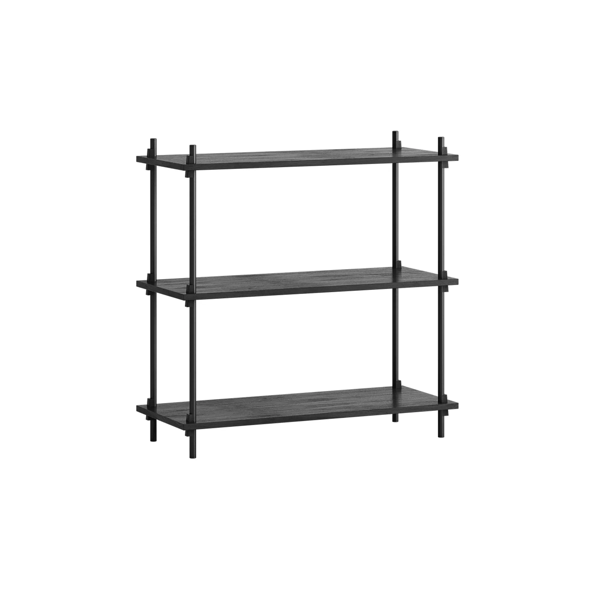 Shelving System classic hylle, Black, 86x85x35 cm, S.85.1.A MOEBE