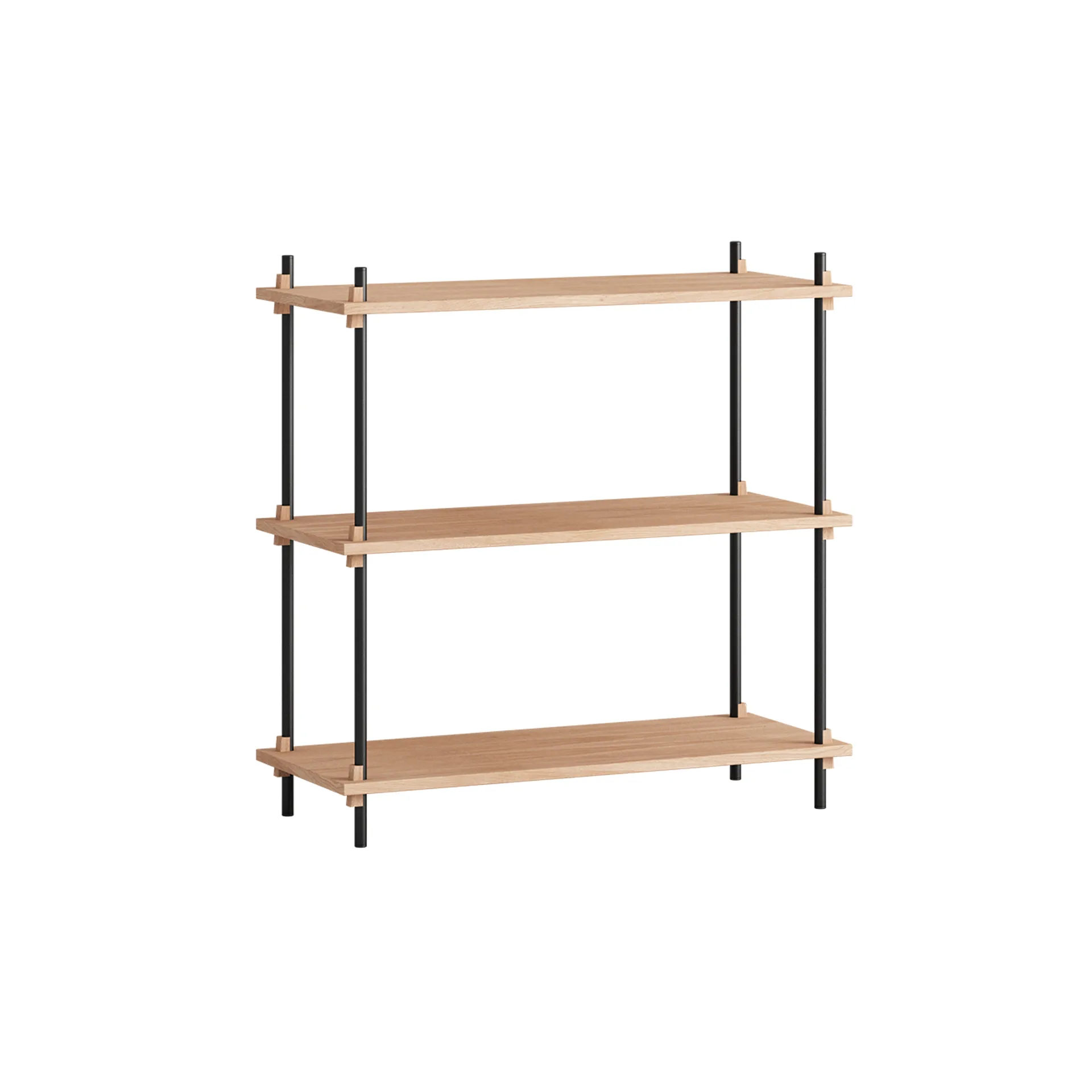 Shelving System classic hylle, Eik-black, 86x85x35 cm, S.85.1.A MOEBE
