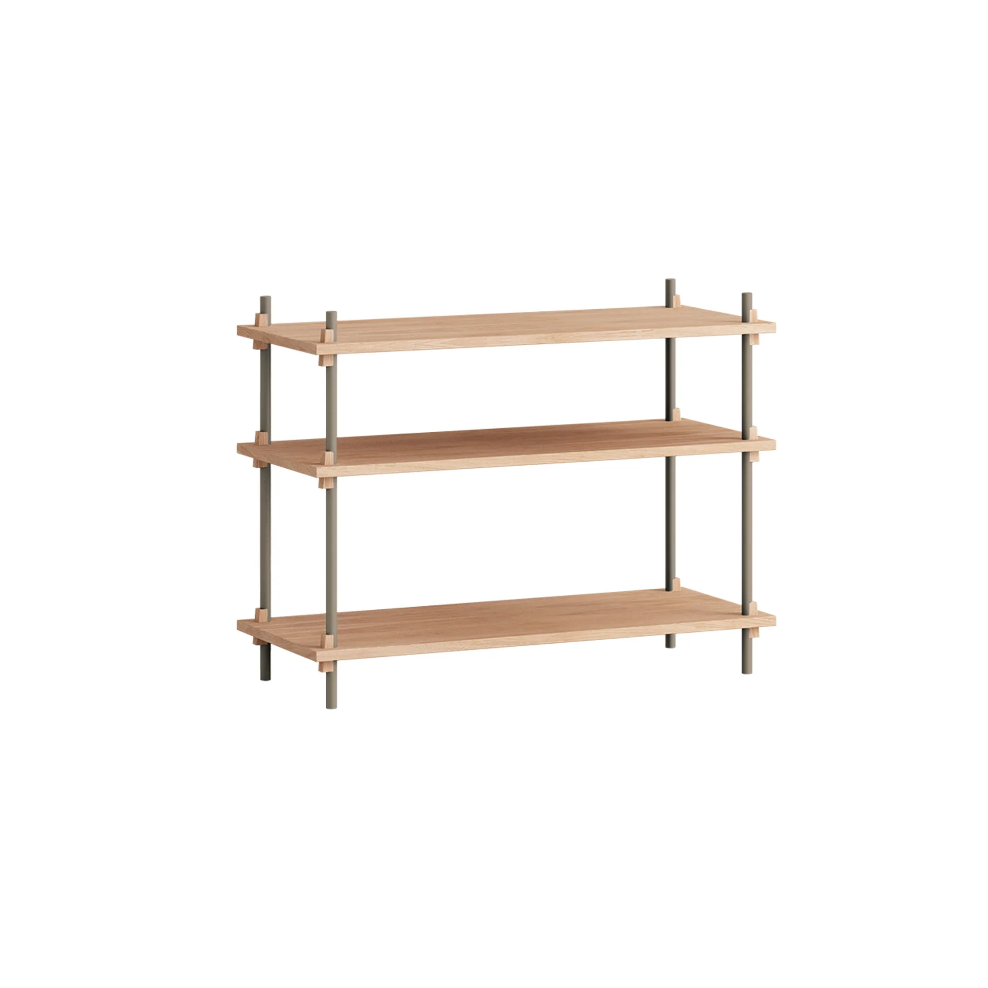 Shelving System classic hylle, Eik-warm grey, 86x65x35 cm, S.65.1.A MOEBE