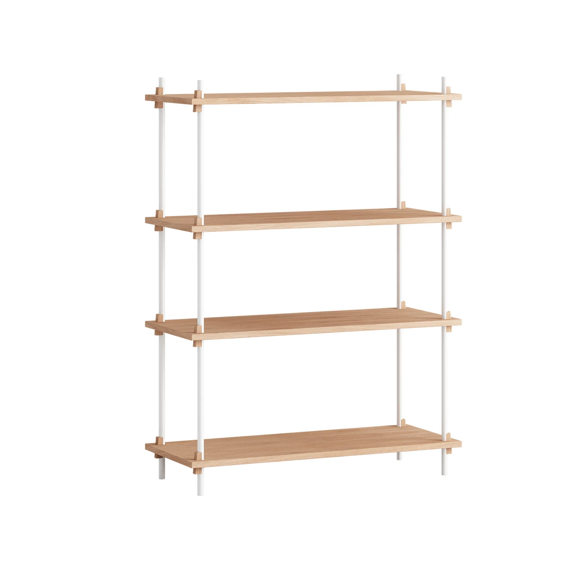 Shelving System classic hylle, Eik-white, 86x115x35 cm, S.115.1.A MOEBE