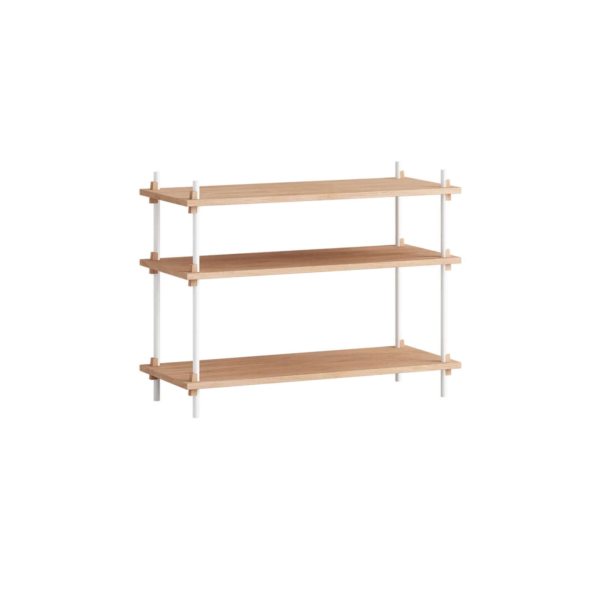 Shelving System classic hylle, Eik-white, 86x65x35 cm, S.65.1.A MOEBE