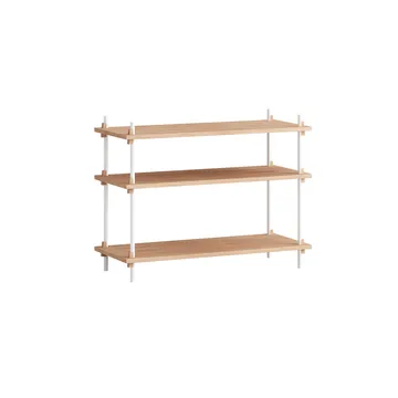 Shelving System classic hylle - Eik-white, 86x65x35 cm, S.65.1.A - MOEBE