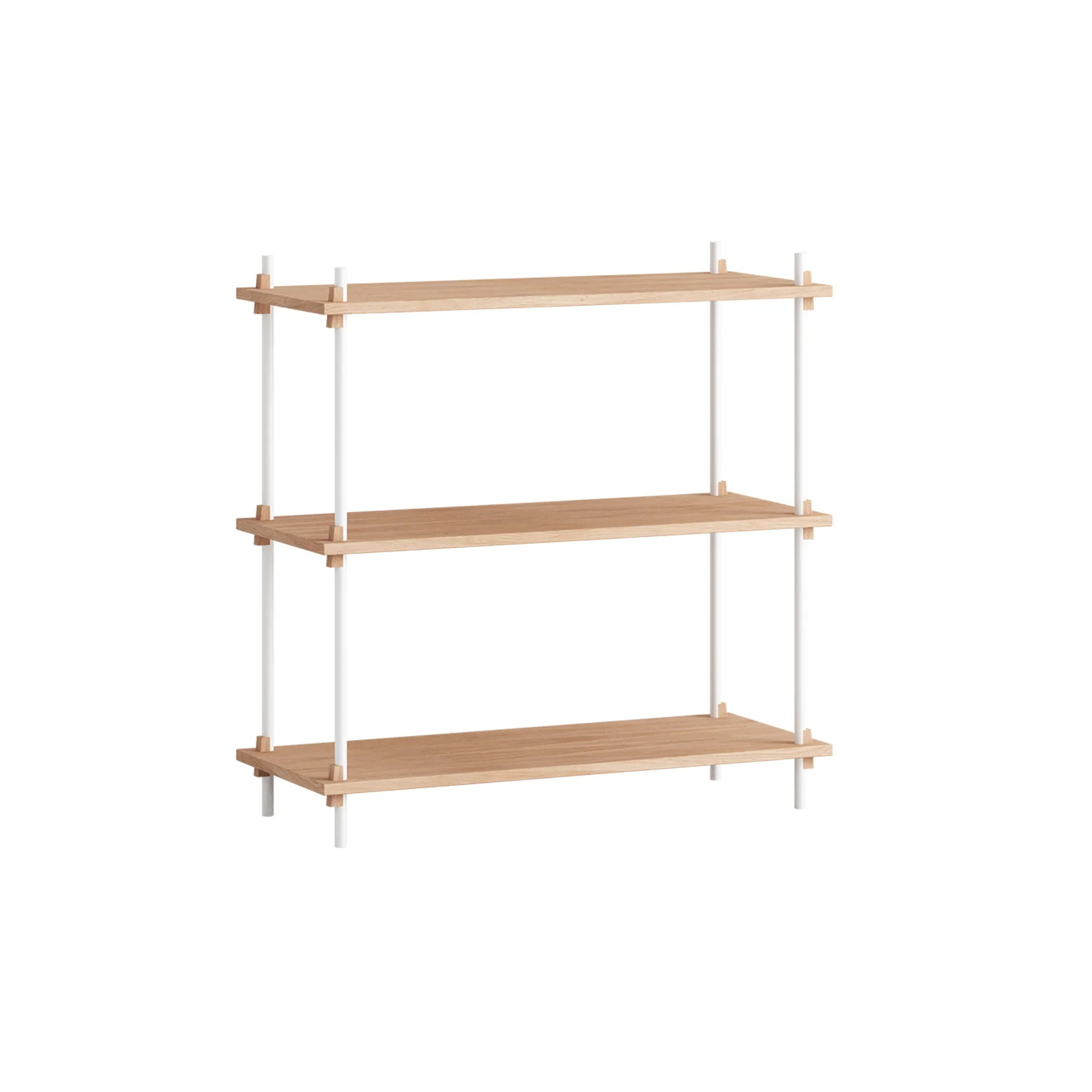 Shelving System classic hylle, Eik-white, 86x85x35 cm, S.85.1.A MOEBE
