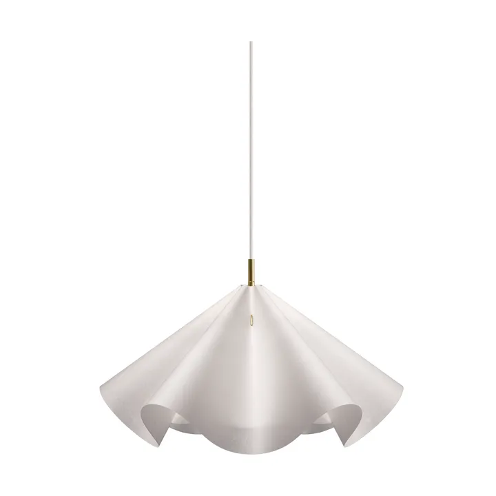 Sinuate pendel - White-brass, medium Ø60x30 cm - MOEBE