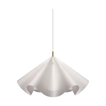 Sinuate pendel - White-brass, stor Ø75x40 cm - MOEBE