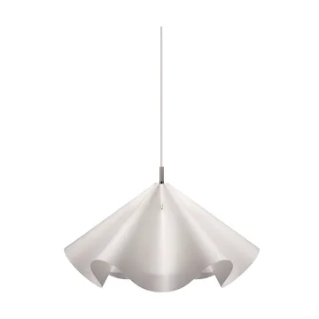 Sinuate pendel - White-rustfritt stål, medium Ø60x30 cm - MOEBE