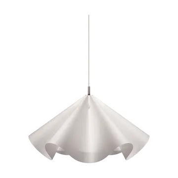 Sinuate pendel - White-stainless steel, stor Ø75x40 cm - MOEBE